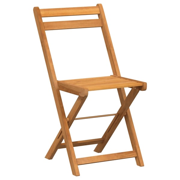 vidaXL foldbare bistrostole 6 stk. massivt akacietræ
