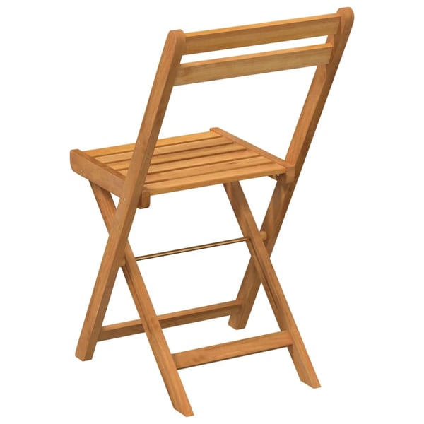 vidaXL foldbare bistrostole 6 stk. massivt akacietræ