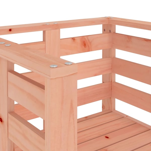 vidaXL Hagestoler 2 stk 61,5x53x71 cm heltre douglasgran