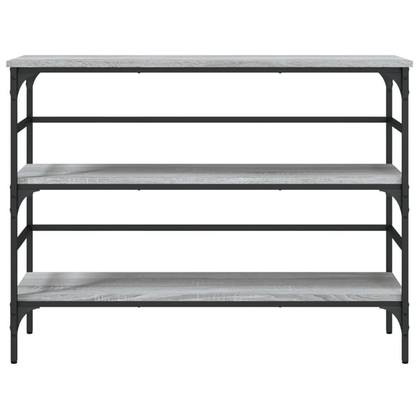 vidaXL Konsollbord grå sonoma 100x32x75 cm konstruert tre