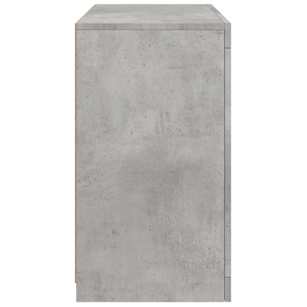 vidaXL Senkki LED-valoilla betoninharmaa 60,5x37x67 cm