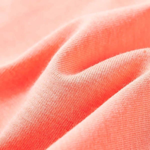 vidaXL T-shirt för barn neonkorall 116