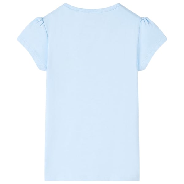 vidaXL T-shirt til børn str. 140 lyseblå