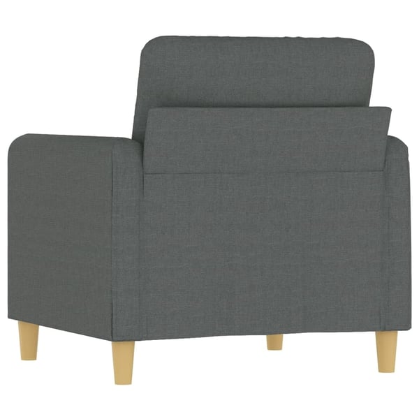 vidaXL Fåtölj mörkgrå 60 cm tyg