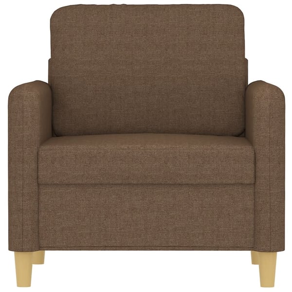 vidaXL lænestol 60 cm stof brun