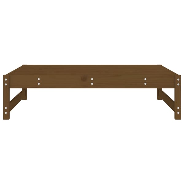 vidaXL Hagefotskammel honningbrun 120x80 cm heltre furu