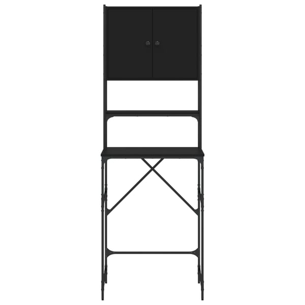 vidaXL vaskemaskineskab 68x48,5x194 cm sort