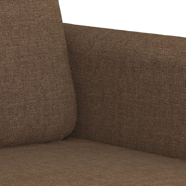vidaXL 2-personers sofa 120 cm stof brun