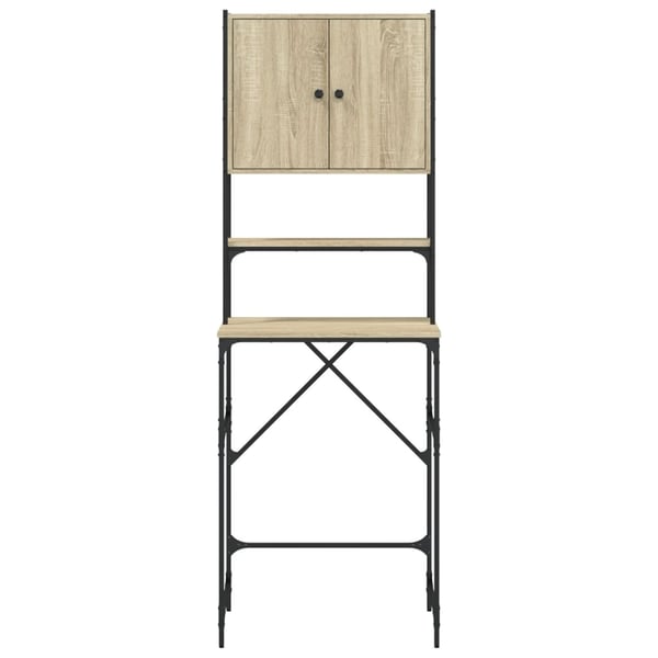 vidaXL Vaskemaskinskap sonoma eik 68x48,5x194 cm