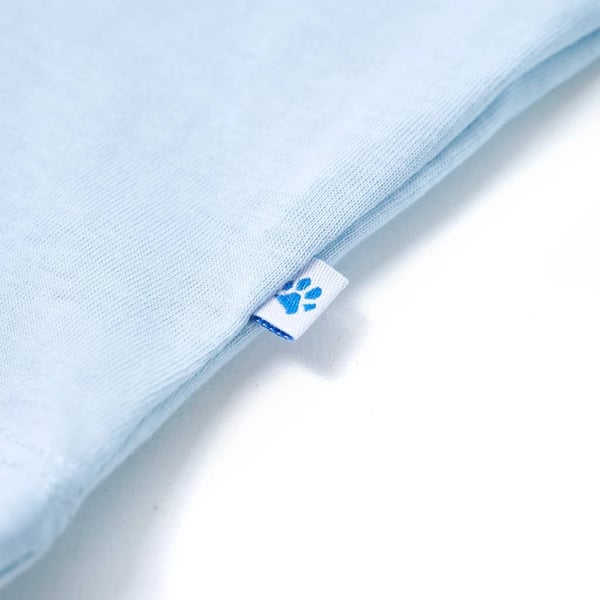 vidaXL T-shirt til børn str. 128 lyseblå