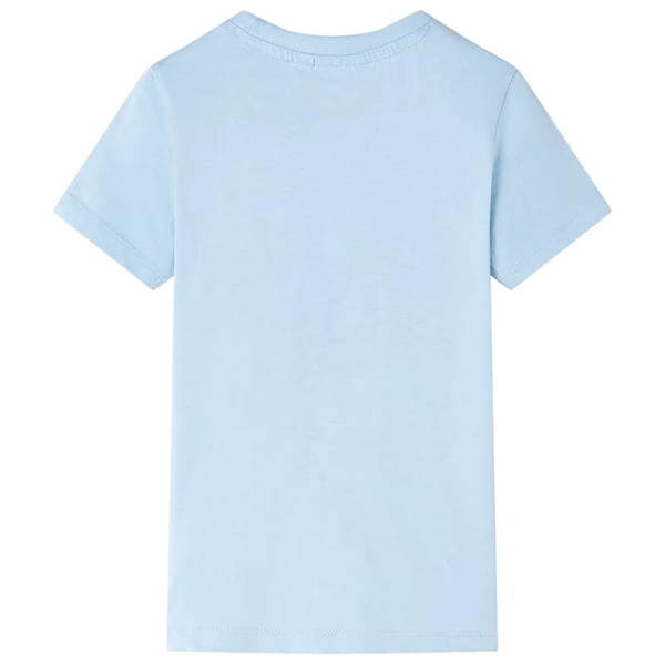 vidaXL T-shirt til børn str. 128 lyseblå