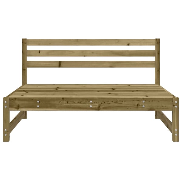 vidaXL Mittensoffa 120x80 cm impregnerad furu