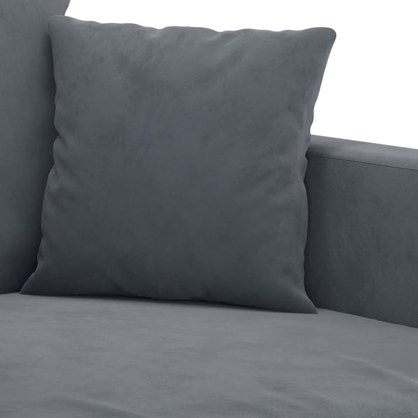 vidaXL Fåtölj mörkgrå 60 cm sammet
