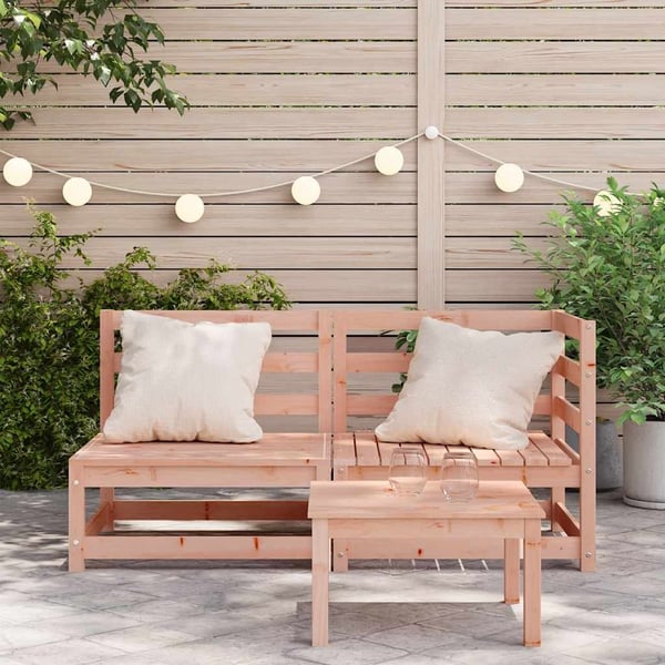 vidaXL Hagesofa 2-seters heltre douglasgran