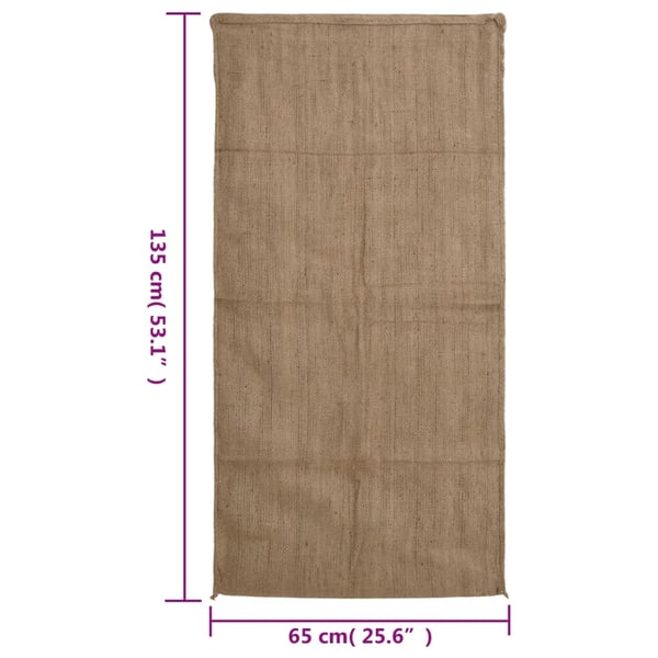 vidaXL Juteposer 10 stk 65x135 cm 100 % jute 340 gsm