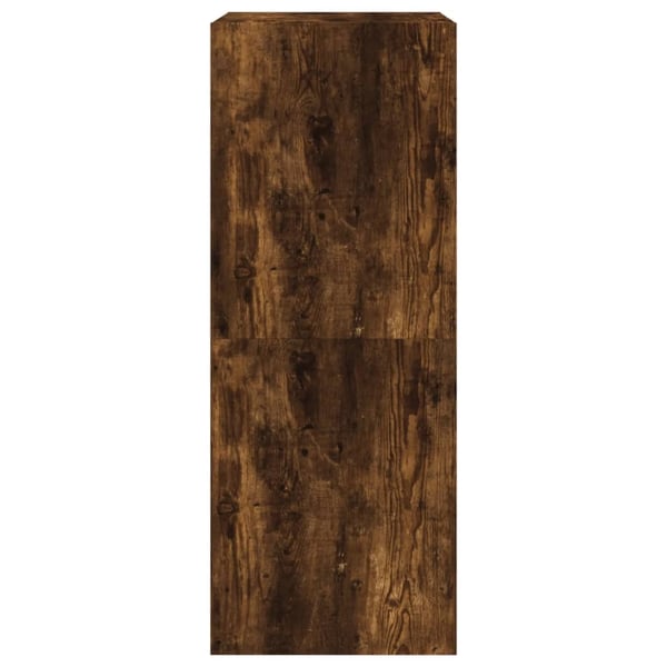 vidaXL Skoskap med 2 vippeskuffer røkt eik 60x42x108 cm
