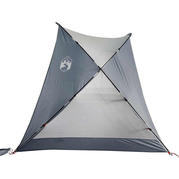 vidaXL Strandtelt grå 274x178x170/148 cm 185T polyester