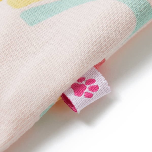 vidaXL Pyjamas med korte ermer myk rosa 104