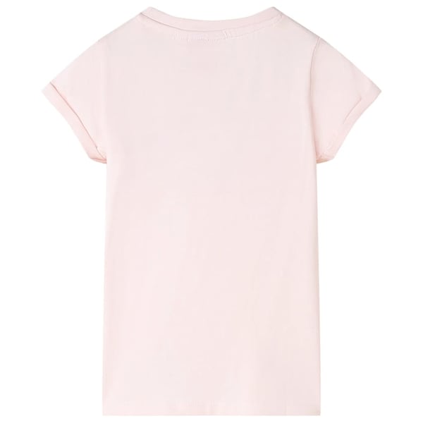 vidaXL T-skjorte for barn myk rosa 92