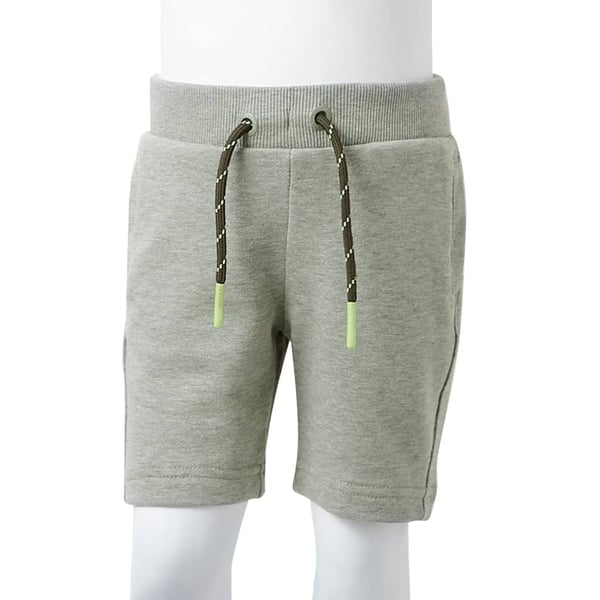 vidaXL Shorts til børn str. 128 med snøre lys kakimeleret