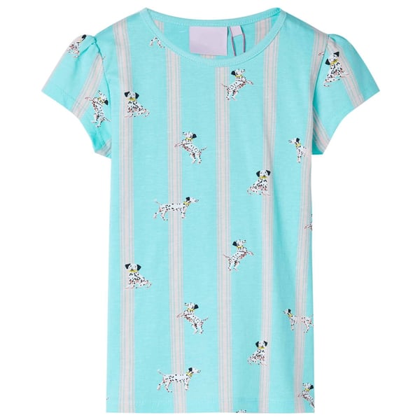 vidaXL Barnepyjamas med korte ermer ecru 116