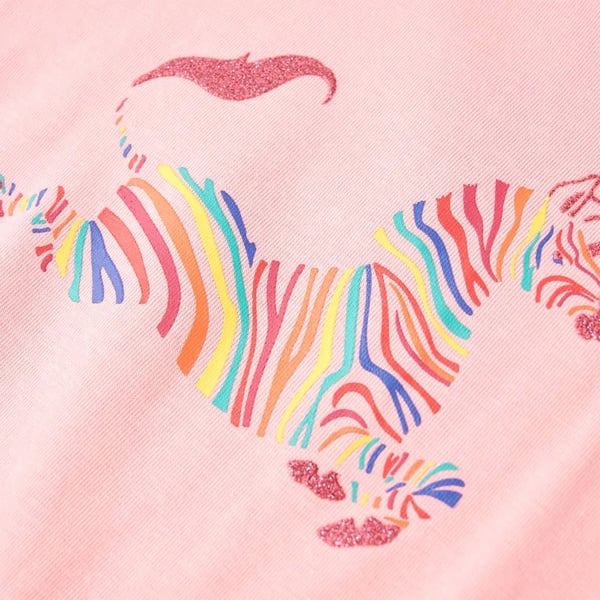 vidaXL T-shirt för barn rosa 140