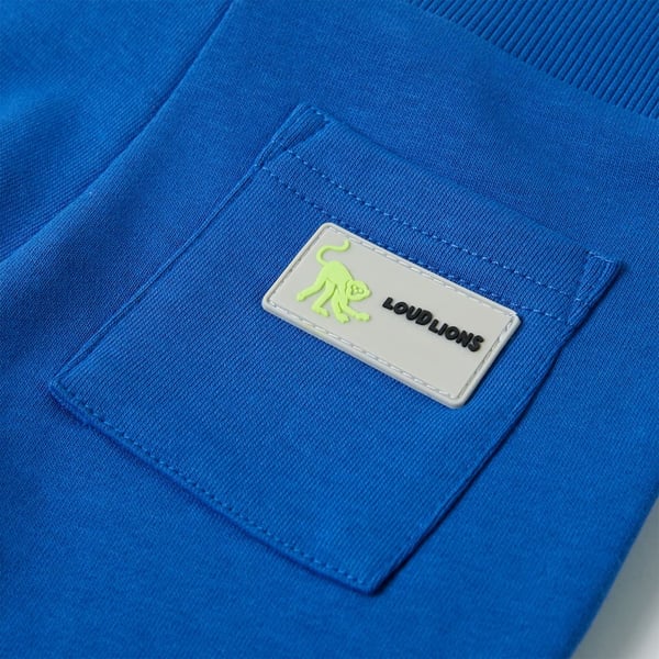 vidaXL Barneshorts med snor blå 104