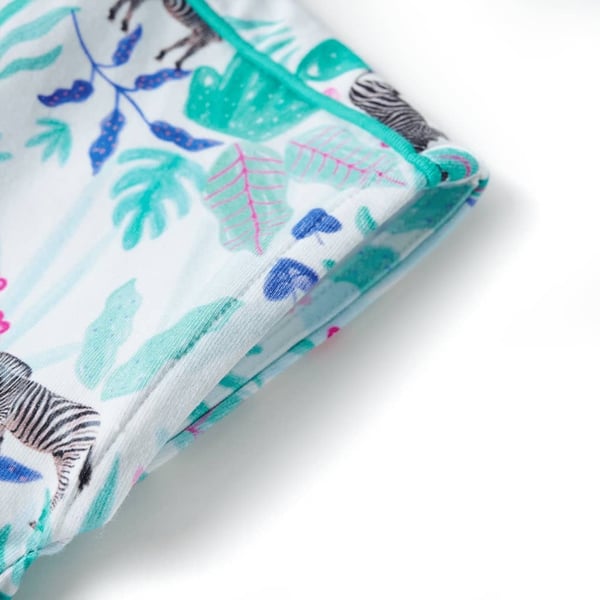 vidaXL Lasten Mekko ecru ja tumma minttu 116