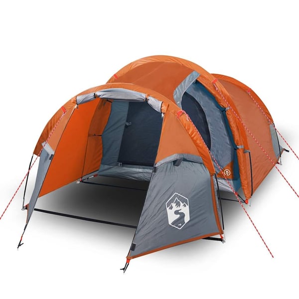 vidaXL 2-personers campingtelt vandtæt orange