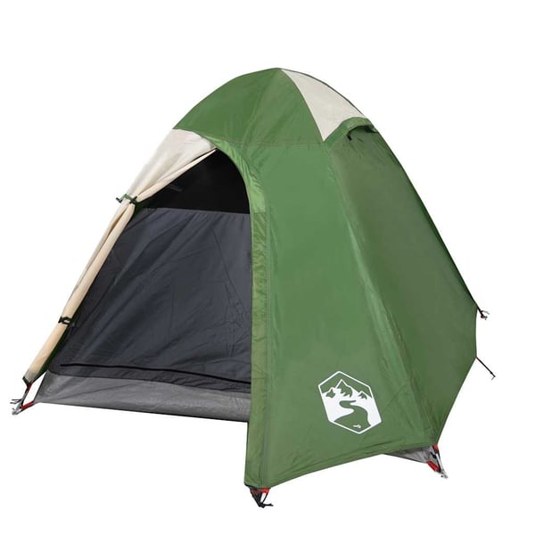 vidaXL Kuppeltelt for camping 2 personer grønn vanntett