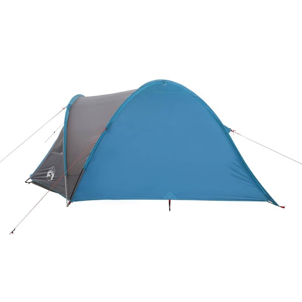 vidaXL Kuppeltelt for camping 4 personer blå vanntett