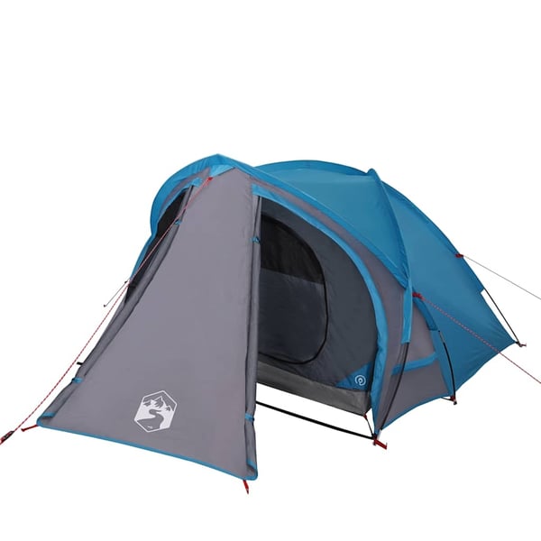 vidaXL Kuppeltelt for camping 1 person blå vanntett
