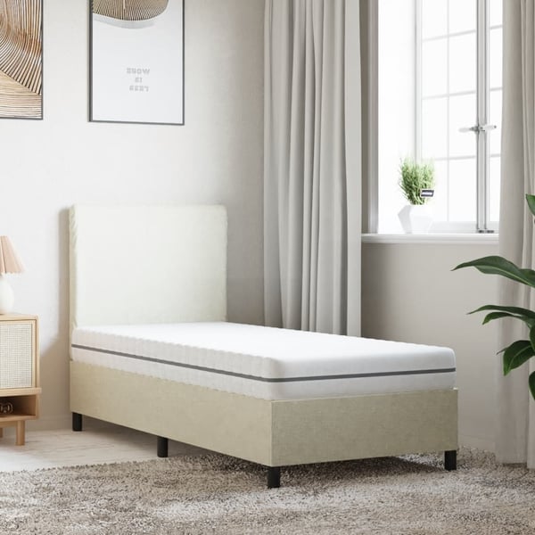 vidaXL Skummadrass medium mjuk 90x200 cm