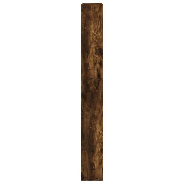vidaXL Skoskap med 4 vippeskuffer røkt eik 80x21x163,5 cm