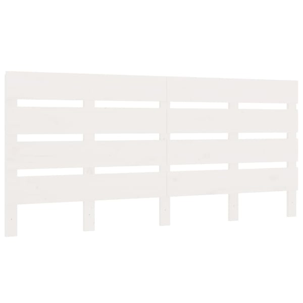 vidaXL Sengeramme hvit 120x190 cm heltre furu Small Double