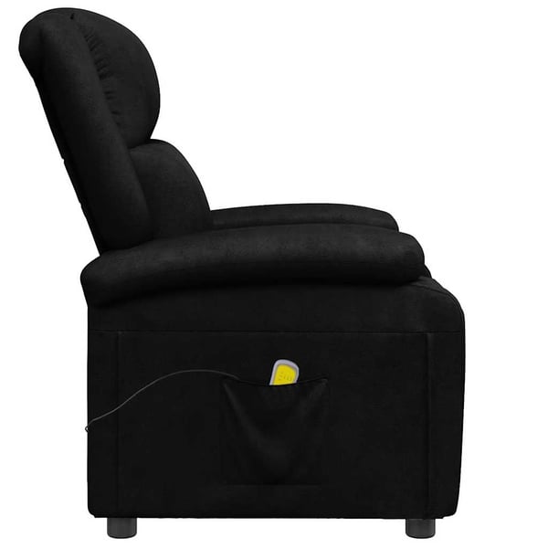 vidaXL massagestol kunstlæder sort