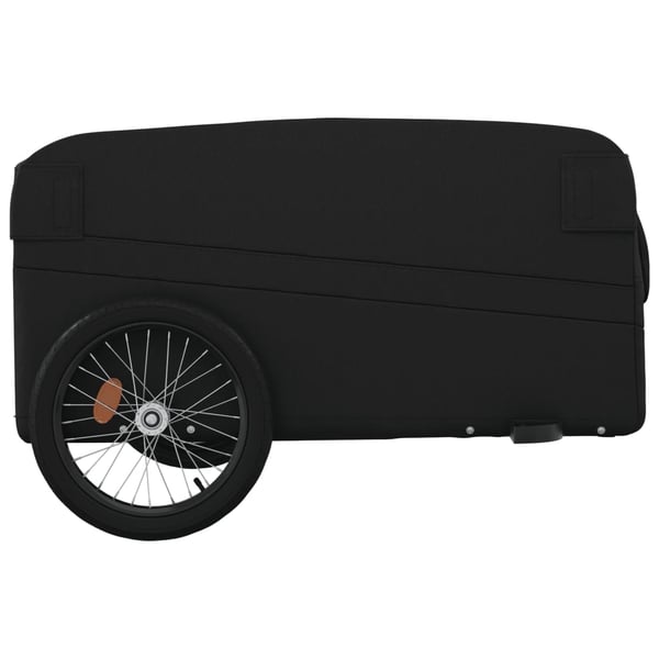 vidaXL cykelanhænger 45 kg jern sort