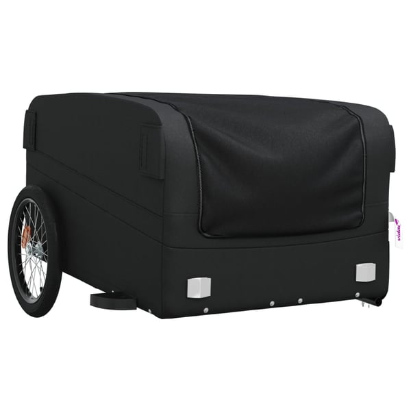 vidaXL cykelanhænger 45 kg jern sort
