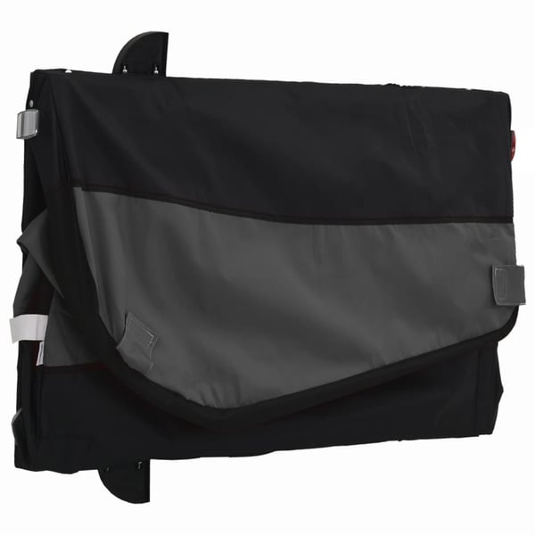 vidaXL cykelanhænger 45 kg jern sort