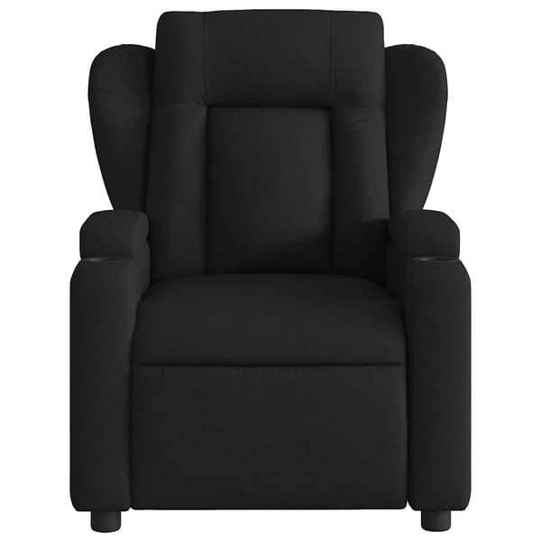 vidaXL eldrevet massagestol stof sort