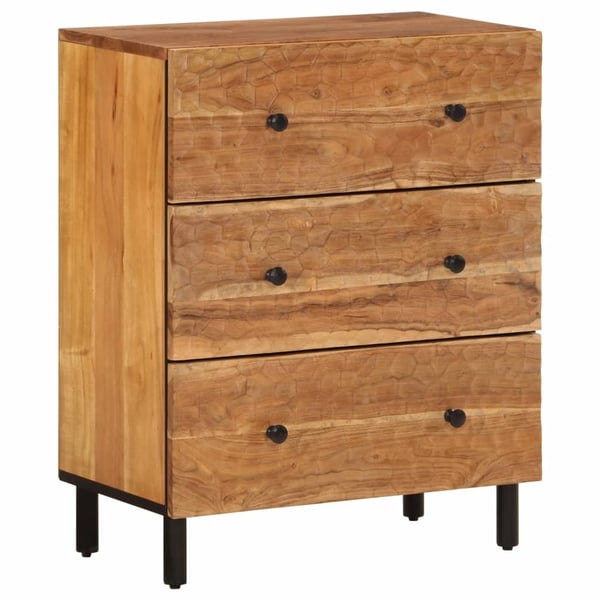 vidaXL Sideskap 60x33x75 cm heltre akasie