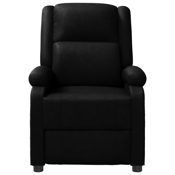 vidaXL Reclinerfåtölj svart konstläder
