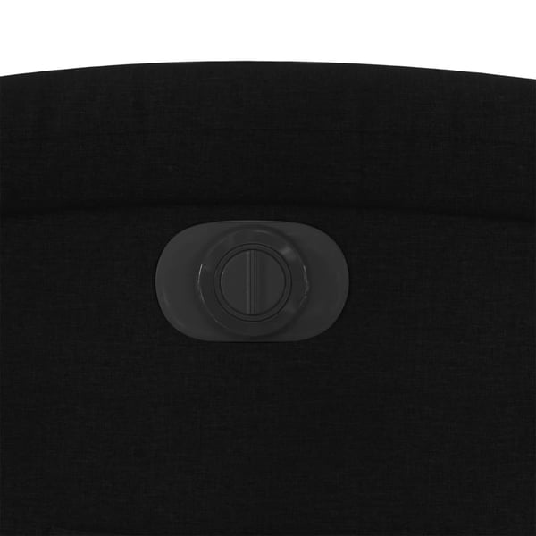 vidaXL eldrevet lænestol stof sort