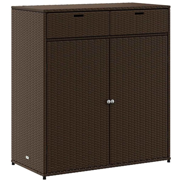 vidaXL Putekasse brun 105x55x113 cm polyrotting