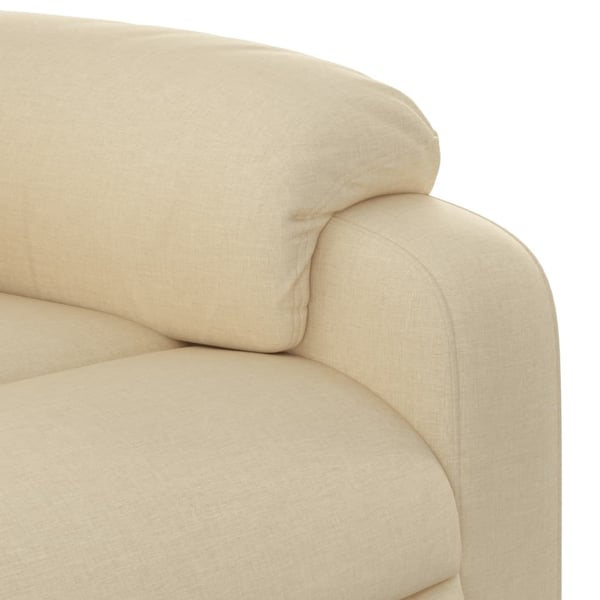 vidaXL eldrevet massagestol stof cremefarvet
