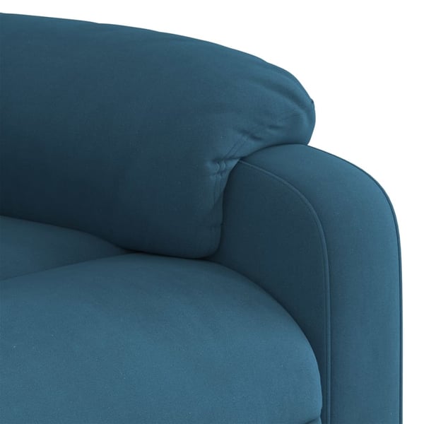 vidaXL lænestol velour blå