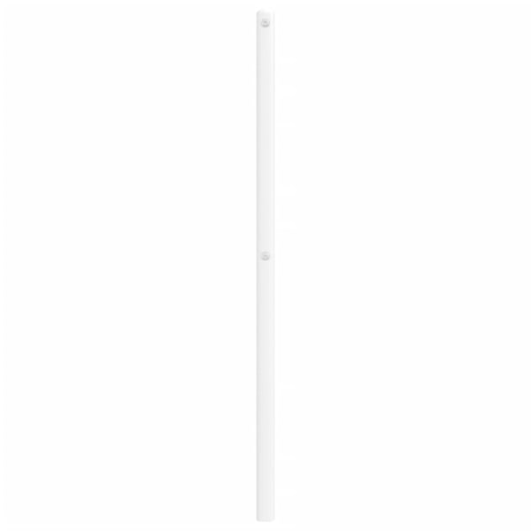 vidaXL Utskiftbar sengegavl i metall hvit 180 cm