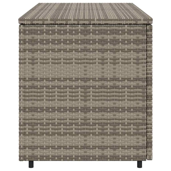 vidaXL opbevaringsskab til haven 110x55x60,5 cm polyrattan grå
