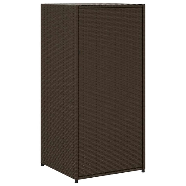 vidaXL Putekasse brun 55x55x111 cm polyrotting