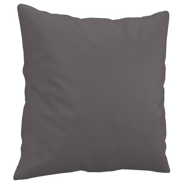 vidaXL sofasæt 2 dele med puder kunstlæder grå